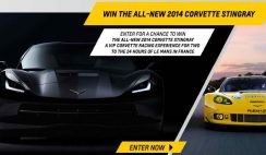 General Motors’ Corvette Stingray Sweepstakes