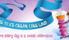 Free Ice Cream Cake Land Coupon