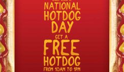 Free Hot Dog from Kangaroo Express