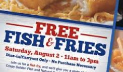 Free Fish & Fries from Long John Silvers