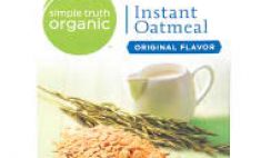 Free Simple Truth Instant Oatmeal