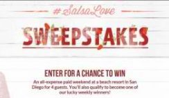 Sabra Salsa’s Love Sweepstakes
