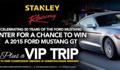 Stanley Black & Decker’s 2015 Ford Mustang Sweepstakes