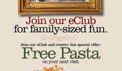 Freebies from Buca di Beppo