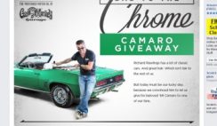 Havoline’s Bad to the Chrome Camaro Giveaway Sweepstakes