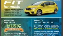 Honda Fit’s 2014 Honda Stage at Music Festivals Sweepstakes