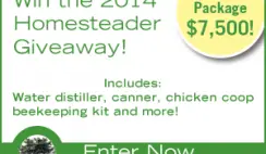 Mother Earth News’ Homesteading Giveaway