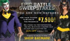 Spirit Halloween’s Epic Battle Sweepstakes
