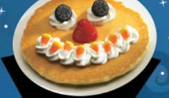 Free Scary Face Pancake from IHOP