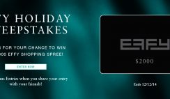 Effy Jewelry's Holiday Sweepstakes Giveaway