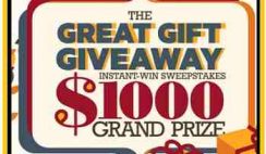 Find&Save’s Great Gift Giveaway Holiday Instant Win and Sweepstakes