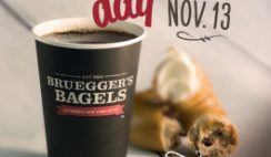 Free Coffee Day at Bruegger's