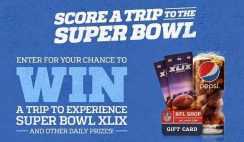 Pepsi Experience Points' Super Bowl XLIX Sweepstakes