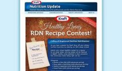 Kraft’s Healthy Living RDN Recipe Contest