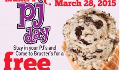 Free Small Waffle Cone from Bruster’s