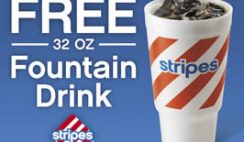 Free 32oz Fountain Drink from Stripes