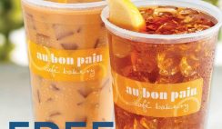 Free Iced Tea or Iced Coffee from Au Bon Pain