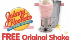 Free Original Shake from Johnny Rockets