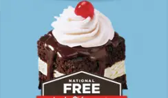 Free Hot Fudge Cake from Shoney’s
