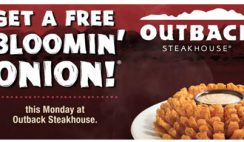 Free Bloomin’ Onion from Outback Steakhouse