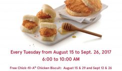 Free Breakfast at Chick-Fil-A