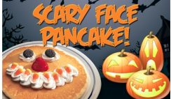 Free Scary Face Pancake at IHOP