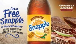 Brueggers' Free Snapple