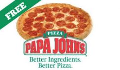 Free Pizza from Papa John's