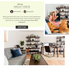 shley HomeStore's Marcus & Kristin Home Office Sweepstakes