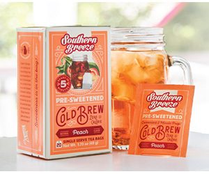 Free Southern Breeze Zero Calorie Cold Brew Peach Sweet Tea Sample