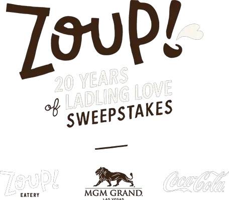 Coca-Cola's Zoup 20 Years of Ladling Love Sweepstakes
