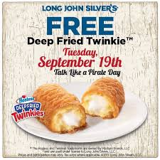 Long John Silver's Talk Like a Pirate Day 2018