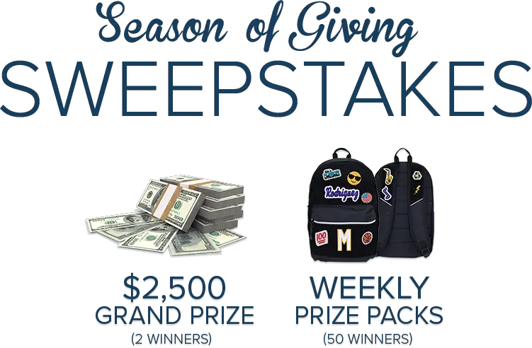 Balfour's Season of Giving Sweepstakes