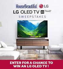 House Beautiful's LG Smart TV Sweepstakes