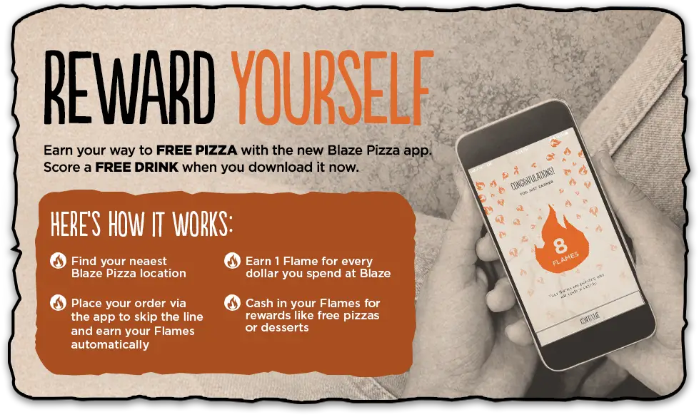 Free Drink from Blaze Pizza