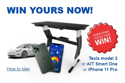win a AIT smart desk