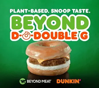 FREE Beyond Sausage Sandwich at Dunkin' Donuts on January 24th-25th