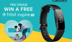 Win 1 of 9,650 FitBit Inspire HR Fitness Trackers From Cheerios ($99.95 Value Each) - Instant Win Game - ends 5/1