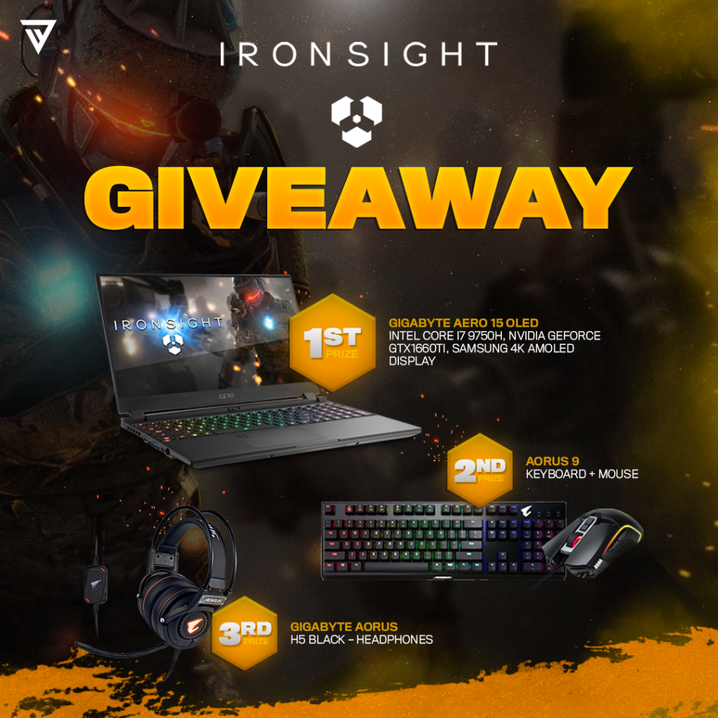 Win an Ironsight GIGABYTE Gaming Laptop & Peripherals Giveaway - 3 Winners - ends 1/31