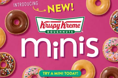FREE Mini Doughnuts at Krispy Kreme on Mondays! krispyminis16
