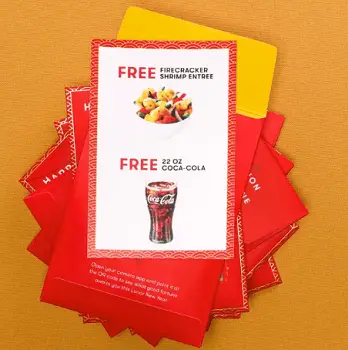 FREE Red Envelope at Panda Express on Saturday 1/25!