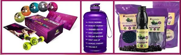 Win a Superberries Prize Bundle with a Zumba DVD Set & Hydration Bottle - ends 1/31