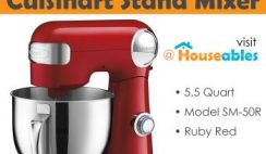 Win a Cuisinart Stand Mixer 5.5qt Ruby Red - ends 2/27