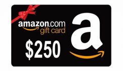 Win a $250 Amazon GC - ends 2/28