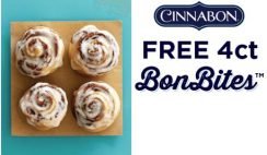 FREE Cinnabon 4ct BonBites 