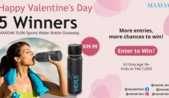 Win 1 of 5 MAXOAK Sports Water Bottles - ends 2/7