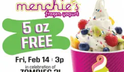 FREE Menchie's Today 2/14! @ 3pm