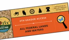 FREE National Parks 1 Year Annual Pass for Fourth Graders 