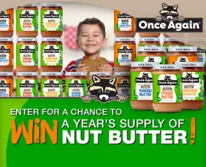 Win a Year of Nutbutter - ends 3/2 Nutbutter