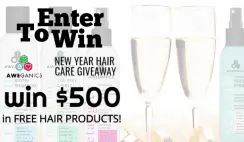 Win 1 of 3 Aweganics $500 Hair Care Bundles - ends 3/19
